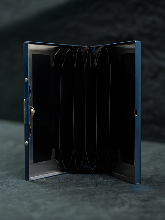 Secure, Stylish & Durable Premium Card Holder in Sky Blue Colour