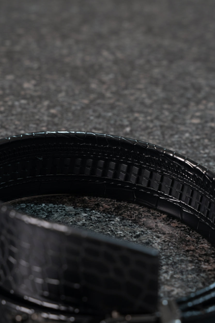 Premium Genuine Leather Belt for Men - Versace Buckle