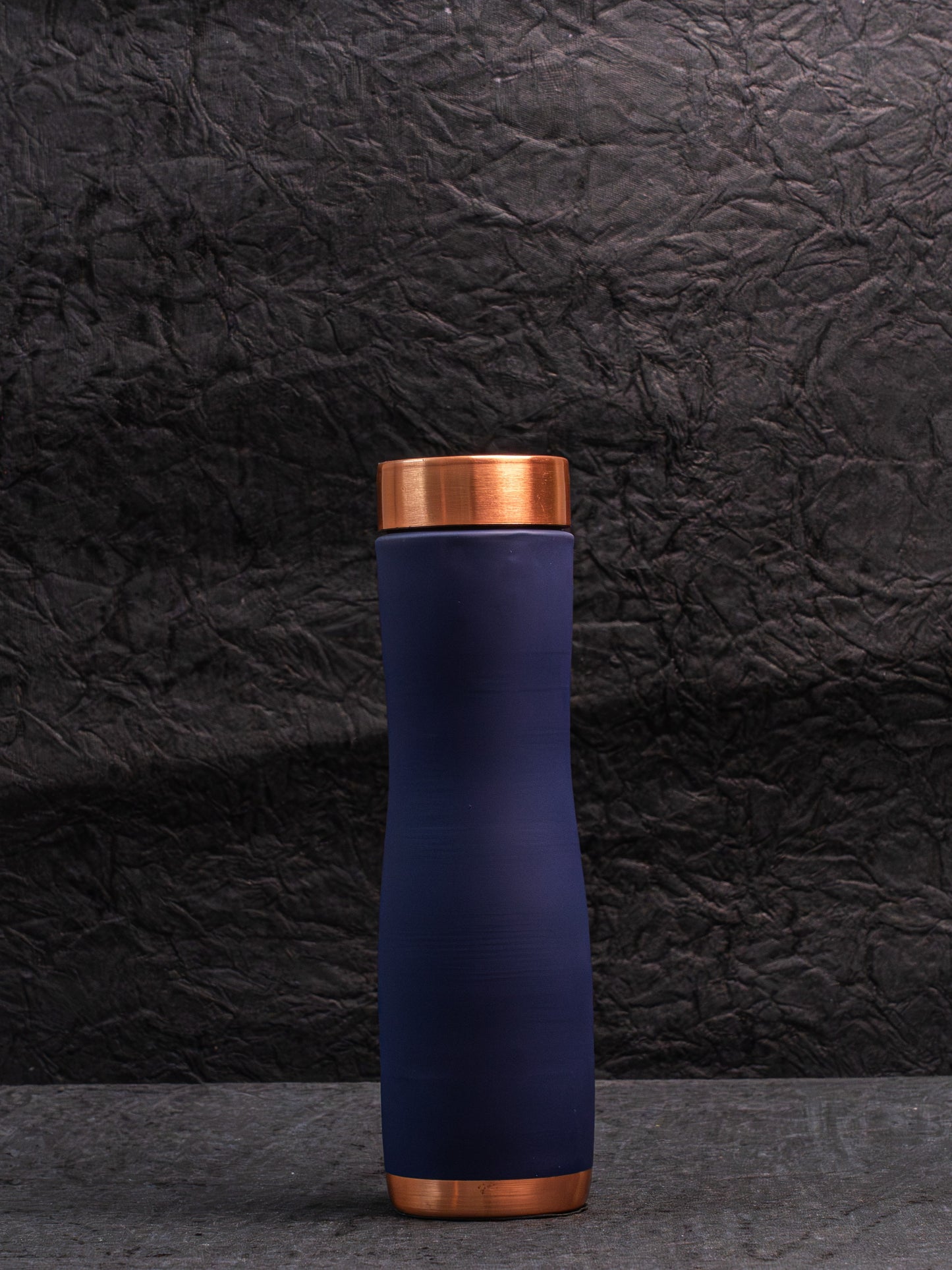 Blue Velvelt Touch Copper Bottle