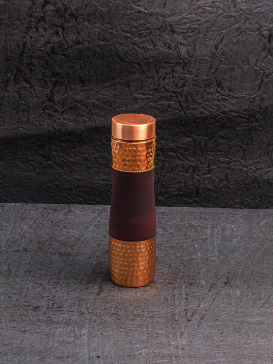 Hammered Design Copper Bottle