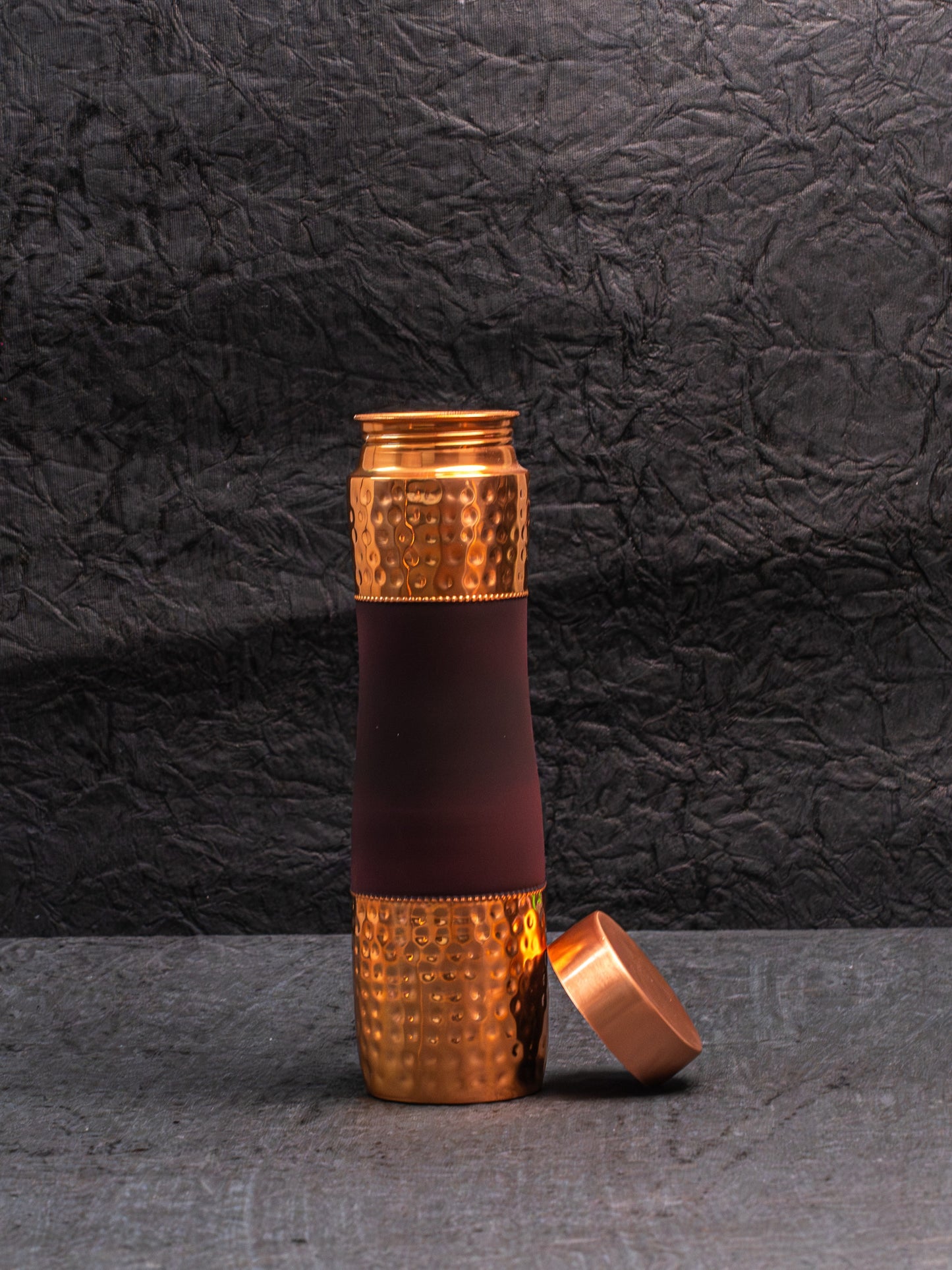 Hammered Design Copper Bottle