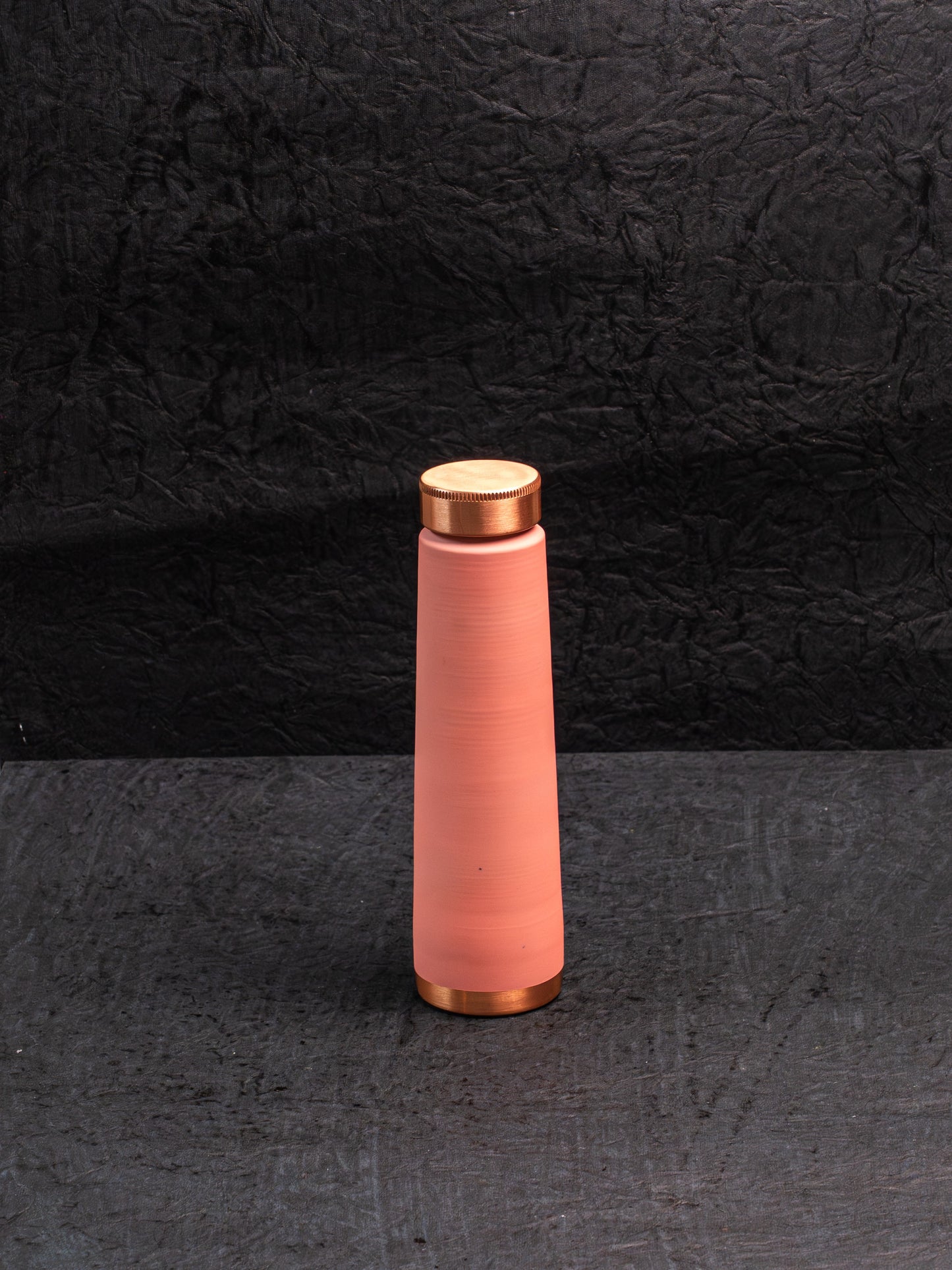 Pink Velvelt Touch Copper Bottle
