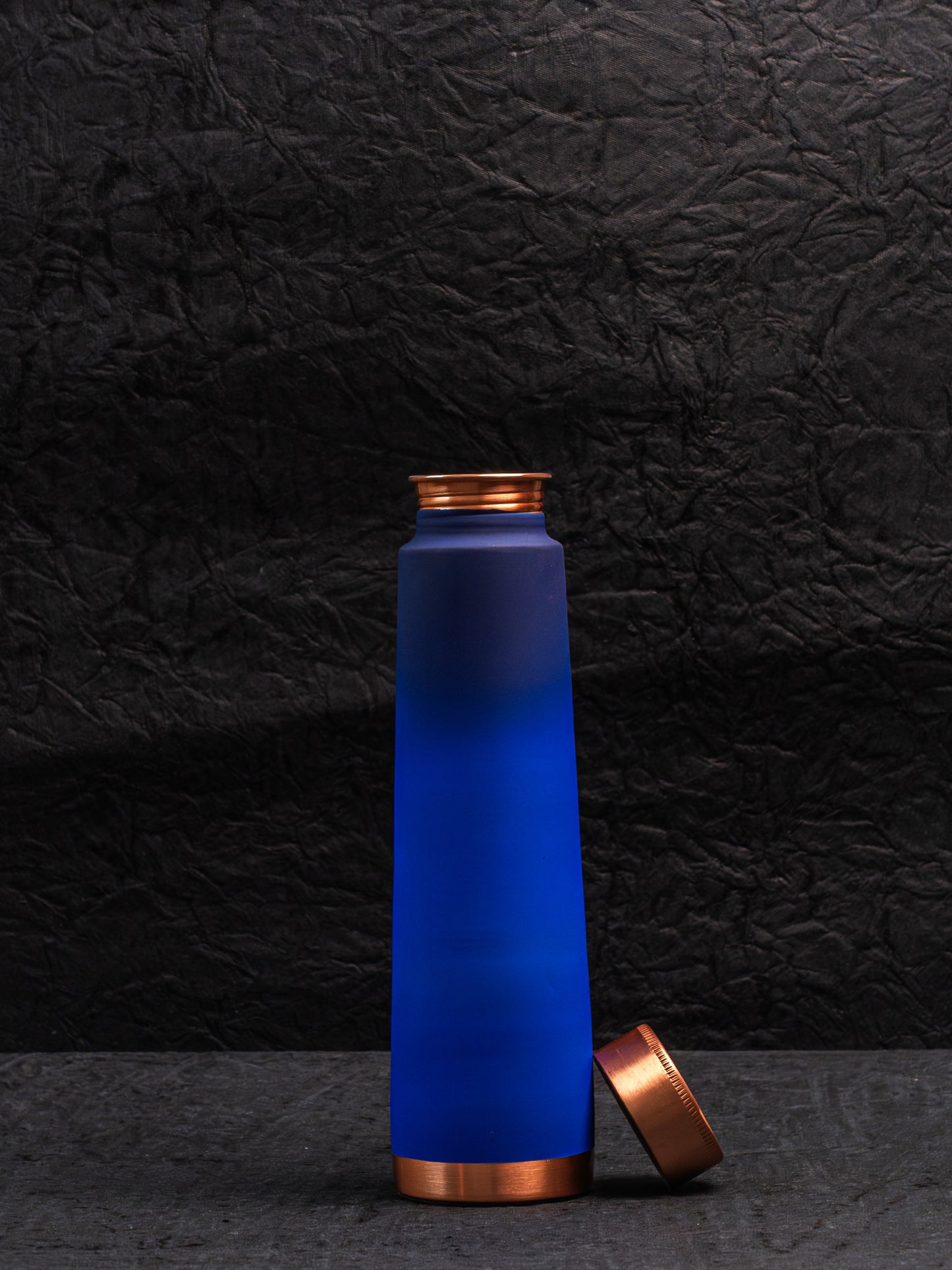 Blue Shade Gradient Copper Water Bottle