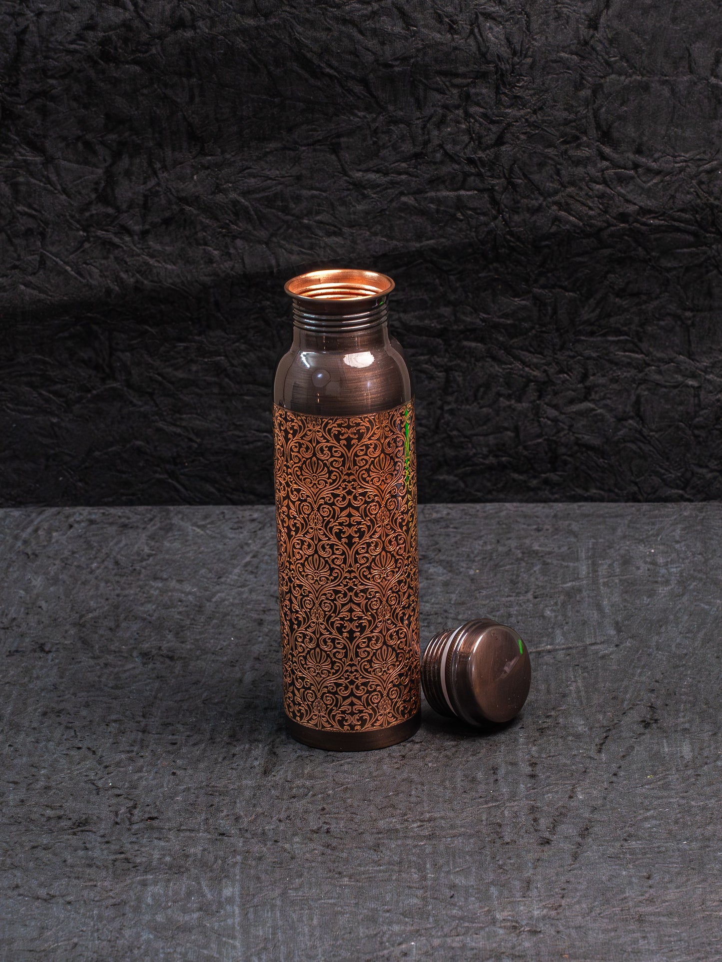 Antique Etching Copper Bottle