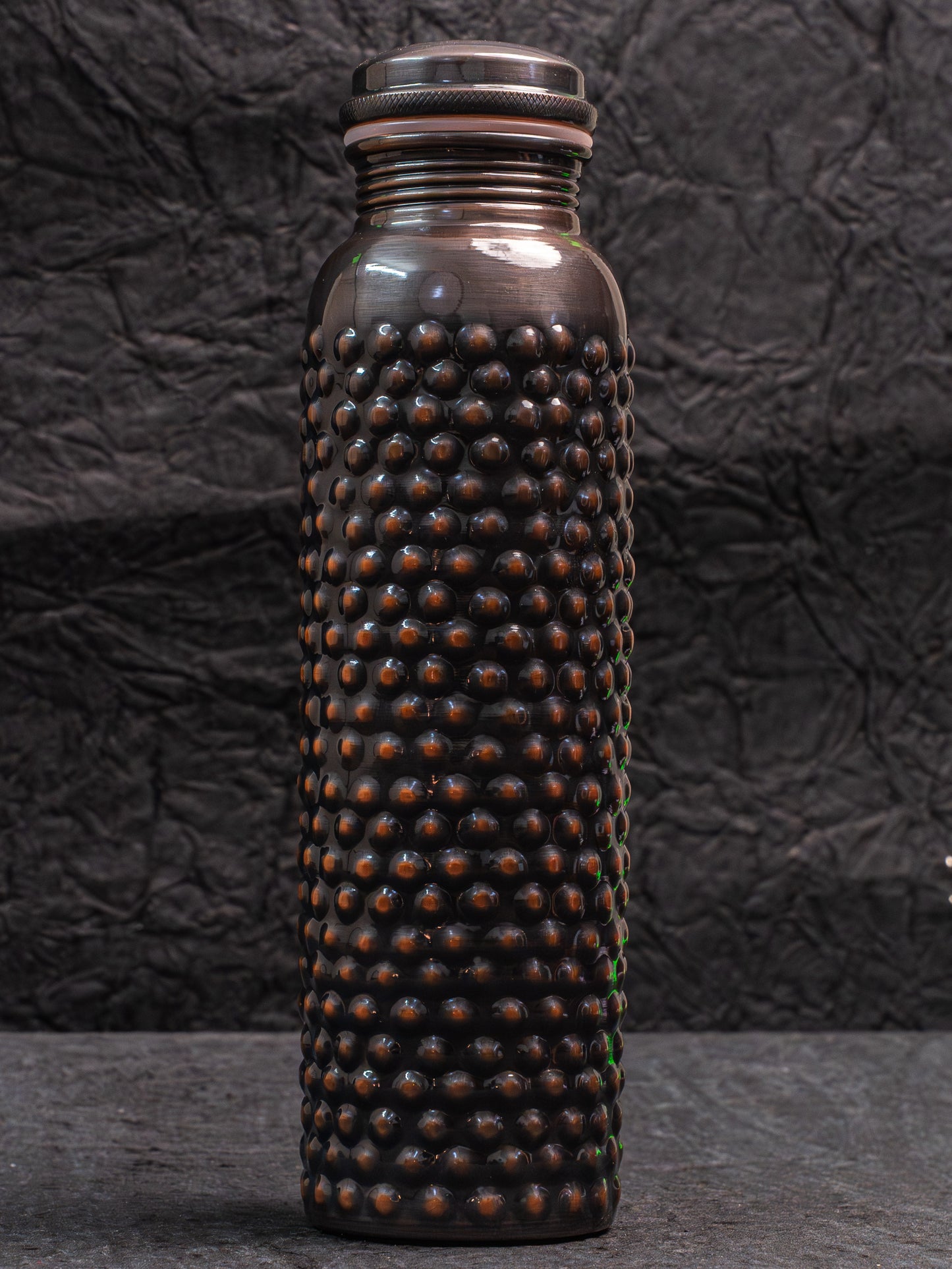 Full Bubble Antique Copper Bottle
