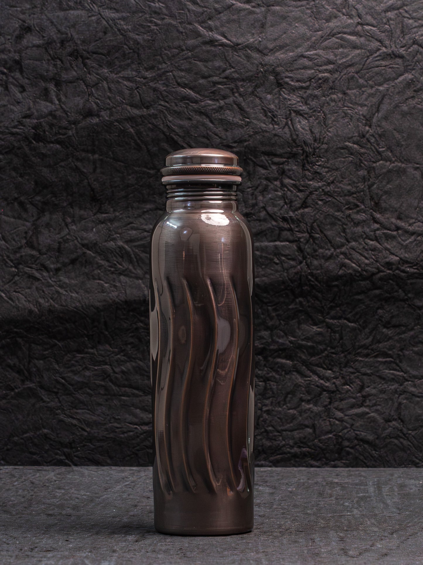 Antique Wave Copper Bottle