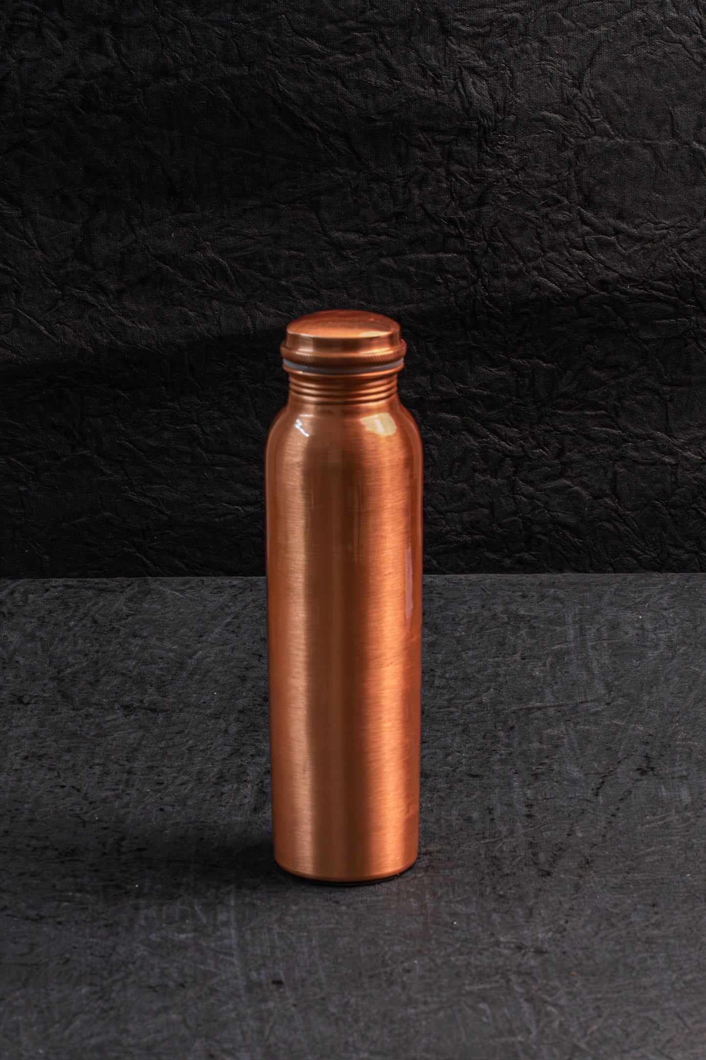 Copper Bottle Set with Glass
