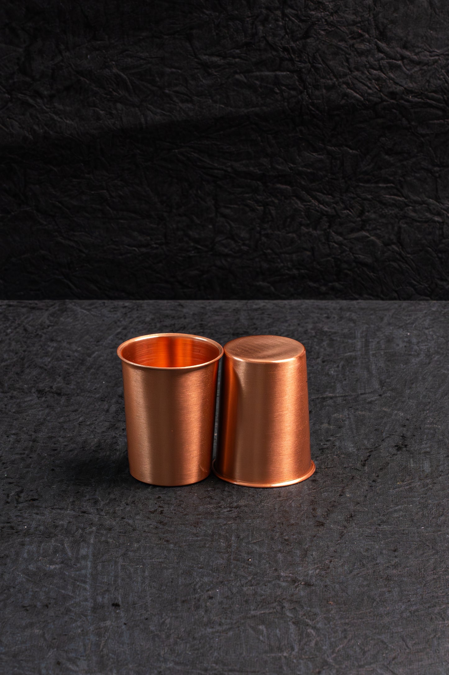 Copper Bottle Set with Glass