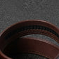Premium Genuine Leather Belt for Men - Versace Round Buckle