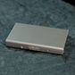 Secure, Stylish & Durable Premium Card Holder in Metalic Silver Colour