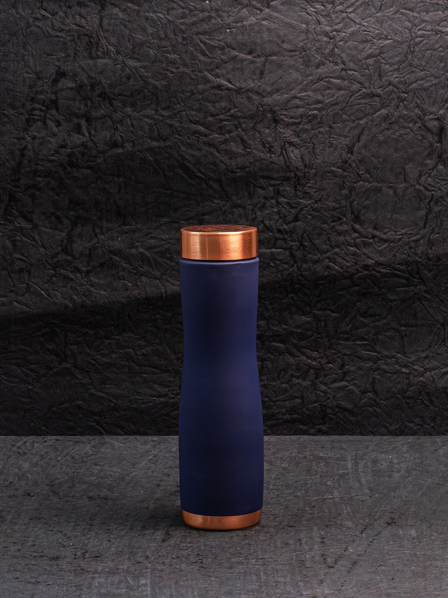 Blue Velvelt Touch Copper Bottle