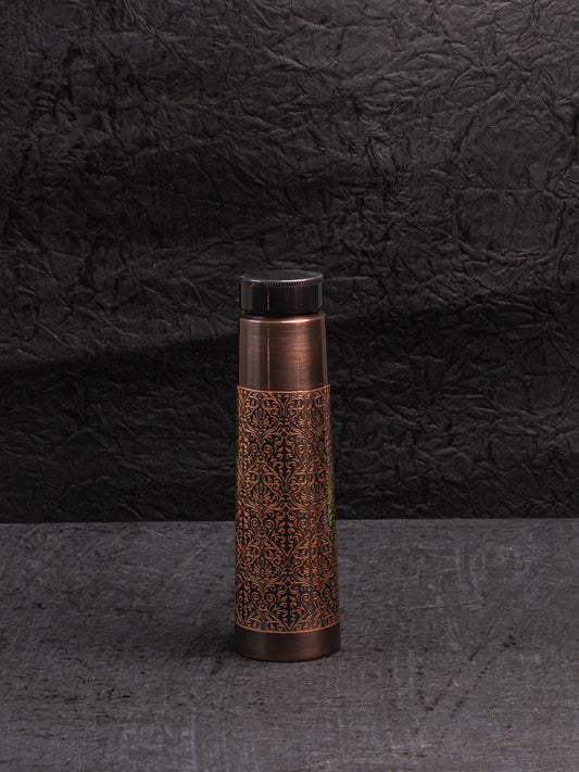 Antique Etching Copper Bottle