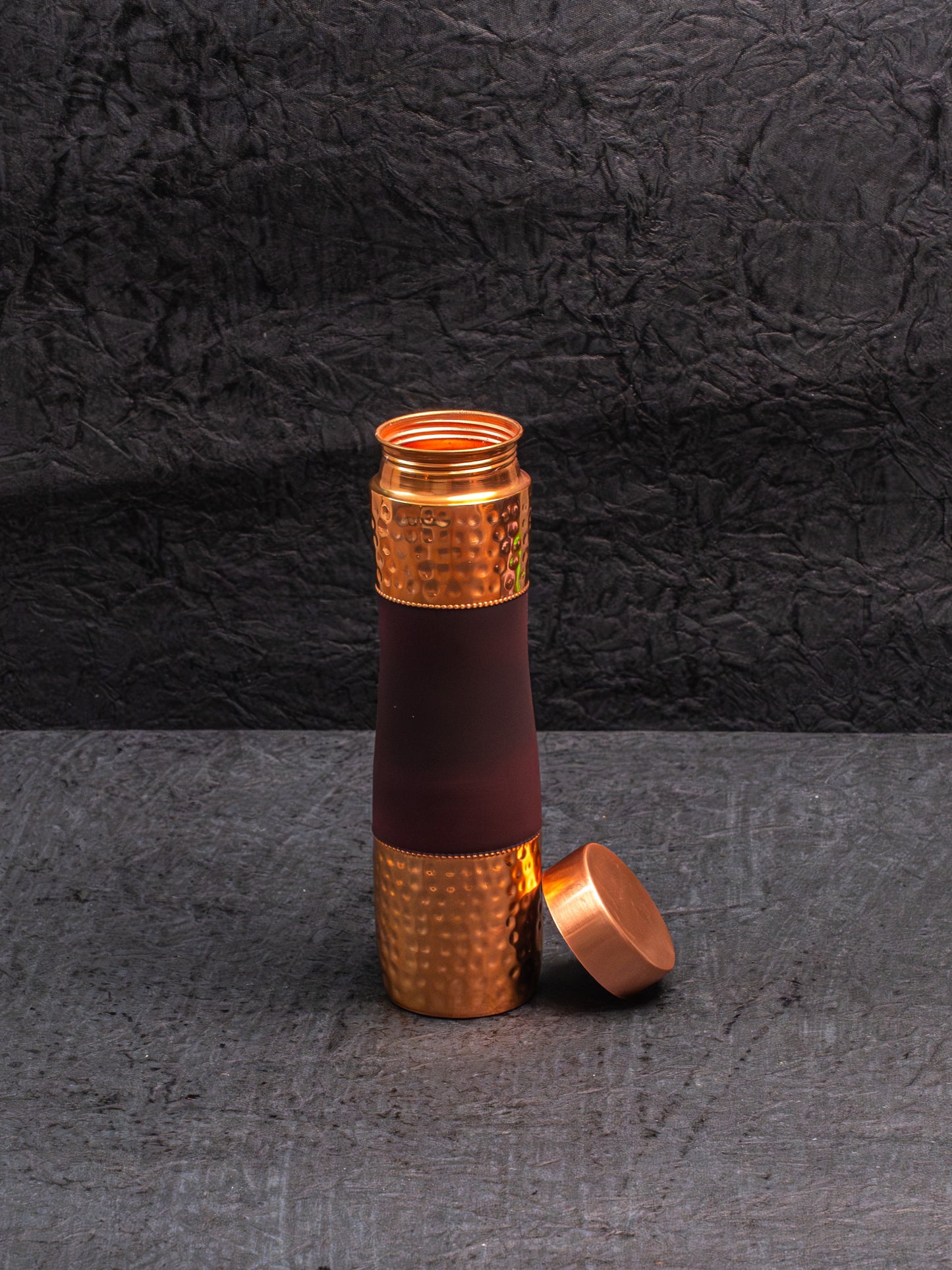 Hammered Design Copper Bottle