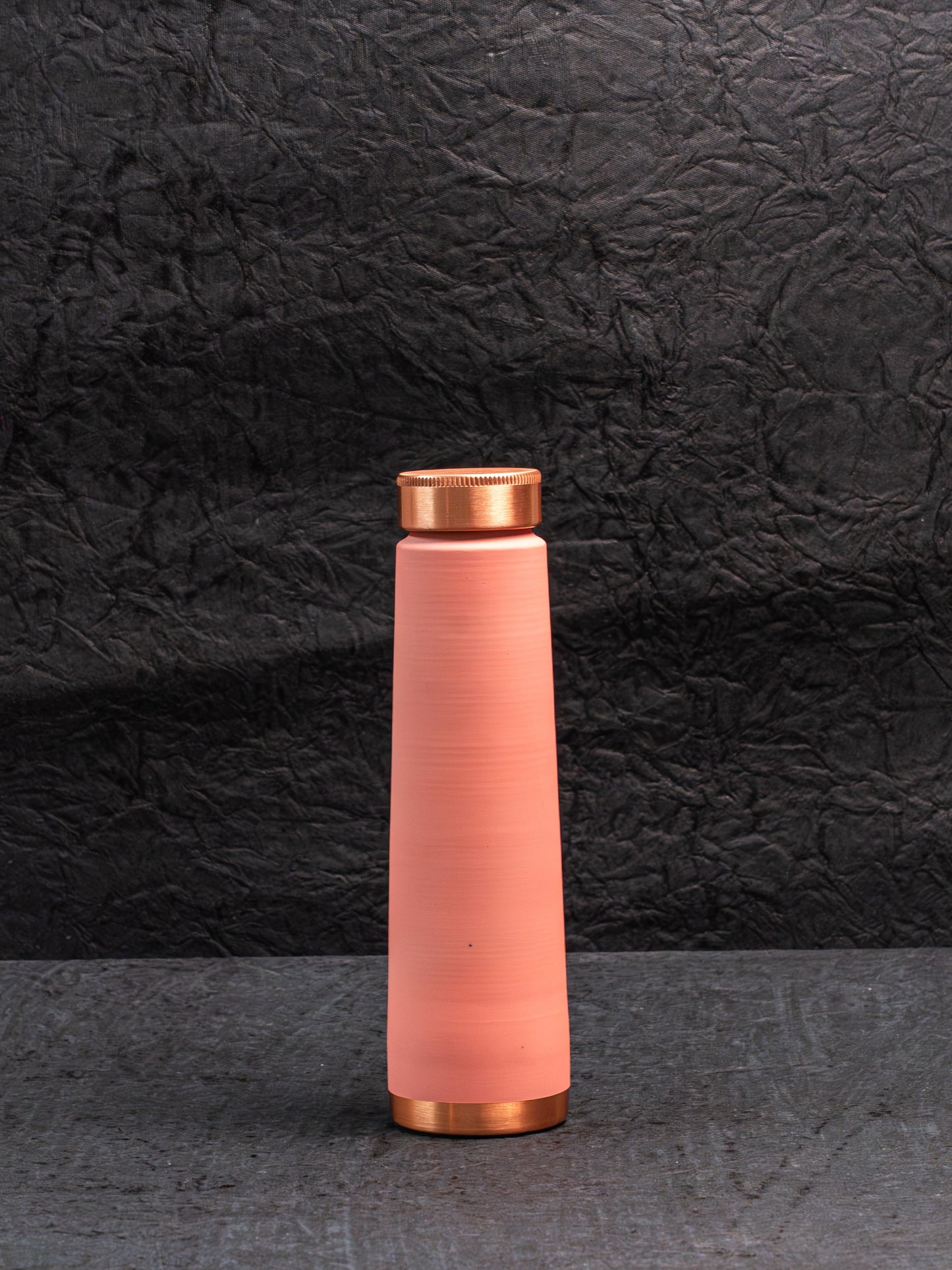 Pink Velvelt Touch Copper Bottle