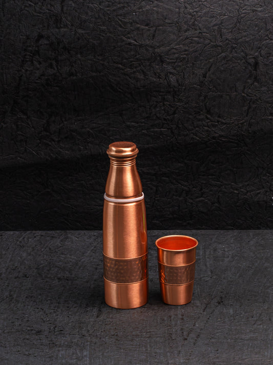 Asthetic Shine Copper Bottle