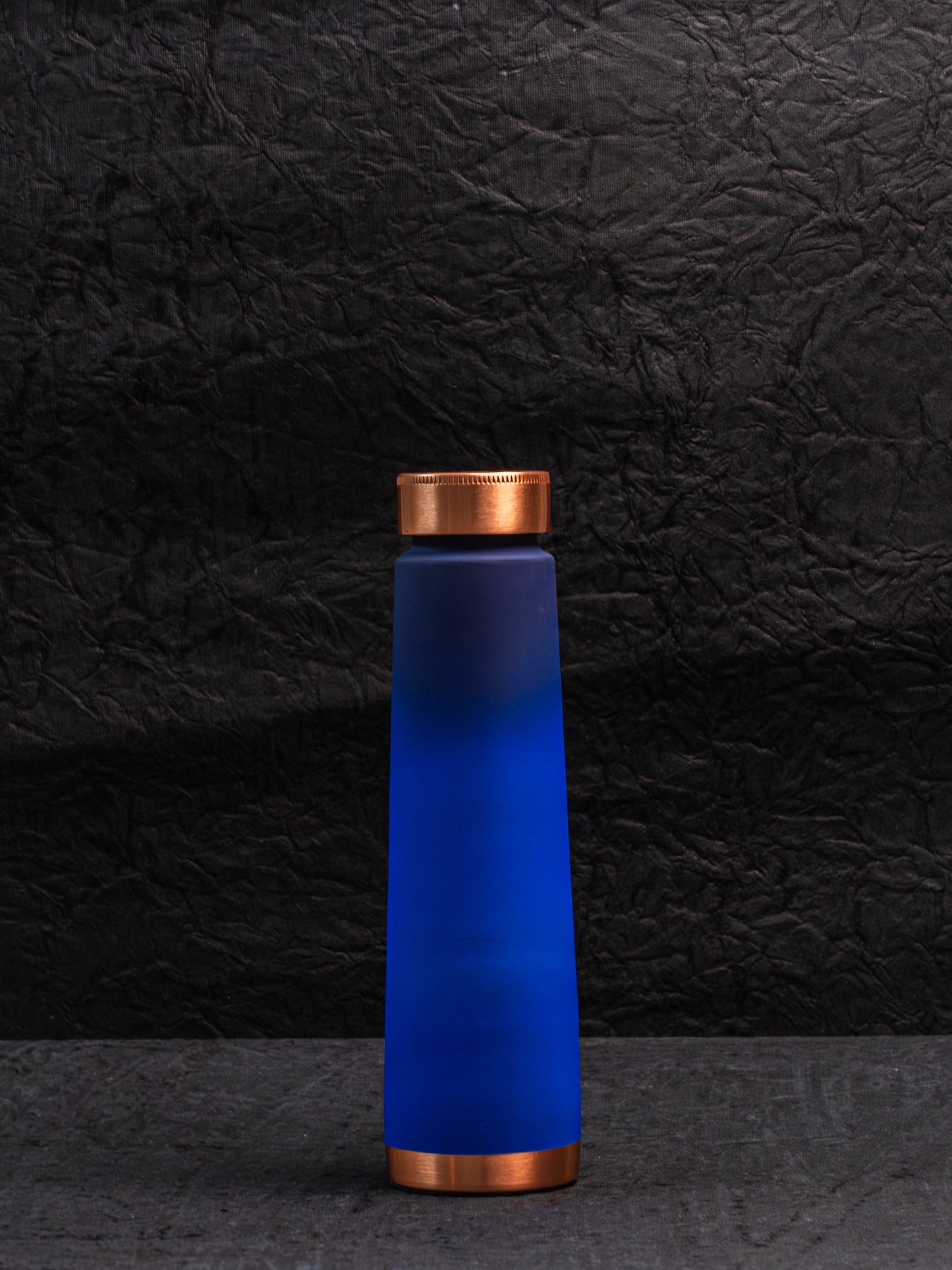 Blue Shade Gradient Copper Water Bottle