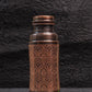 Antique Etching Jumbo Copper Bottle