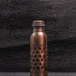 Half Punched Copper Bottle