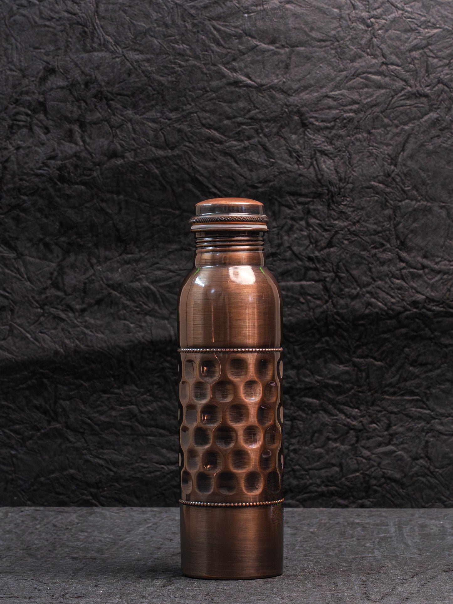 Half Punched Copper Bottle