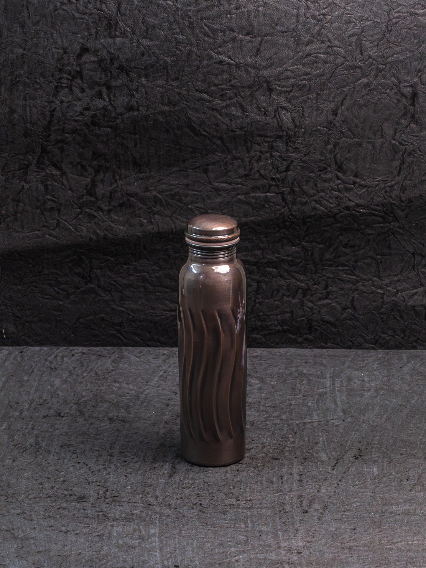 Antique Wave Copper Bottle