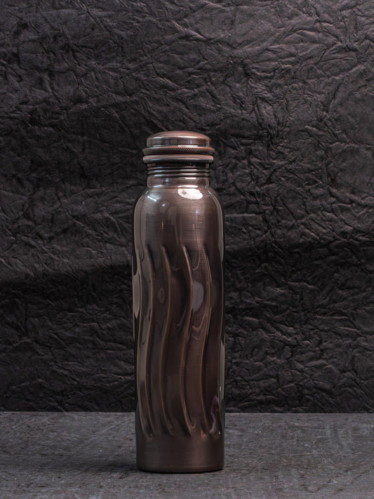 Antique Wave Copper Bottle