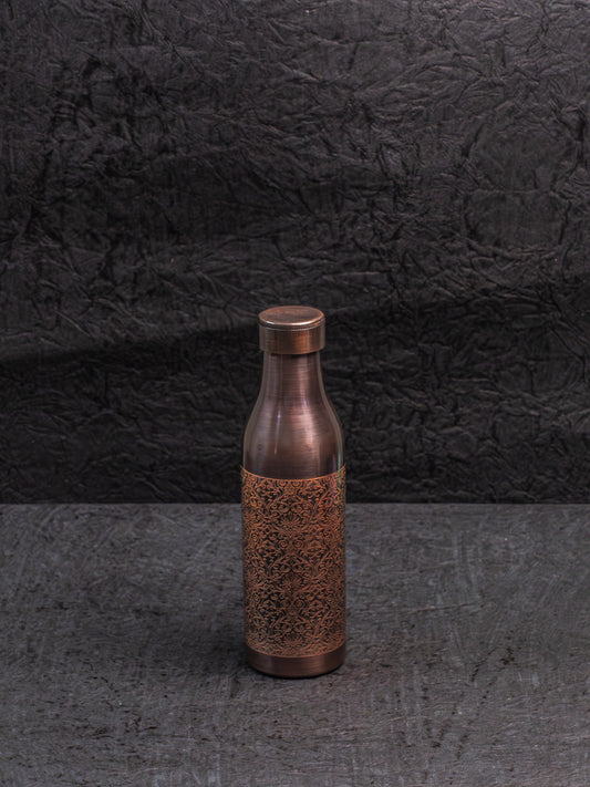 Antique Etching Copper Bottle