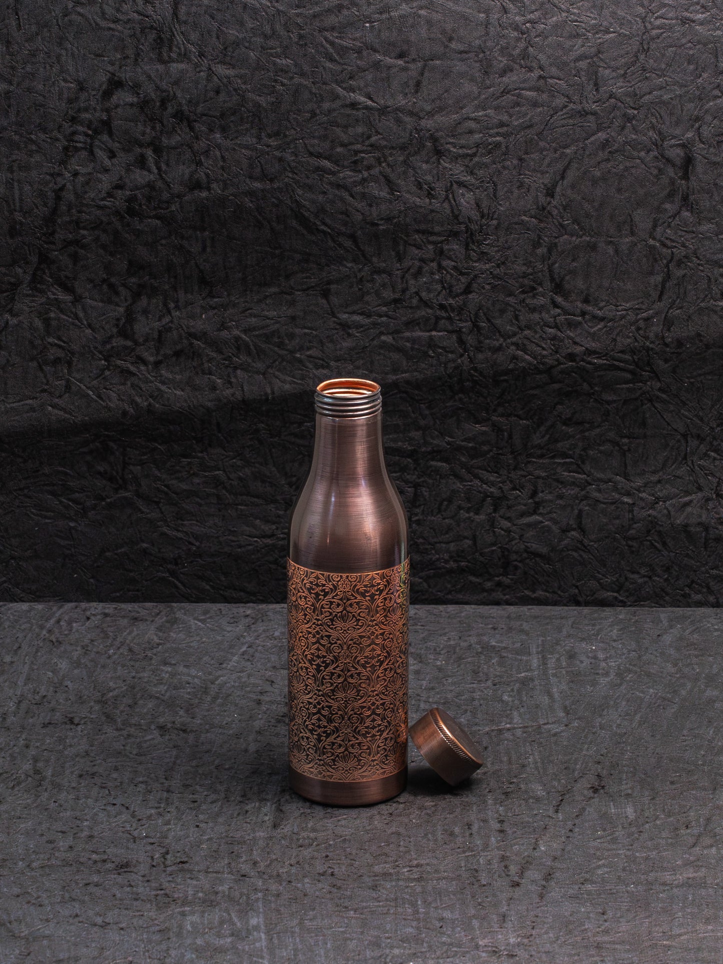 Antique Etching Copper Bottle