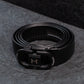 Premium Genuine Leather Belt for Men - H Signature Buckle