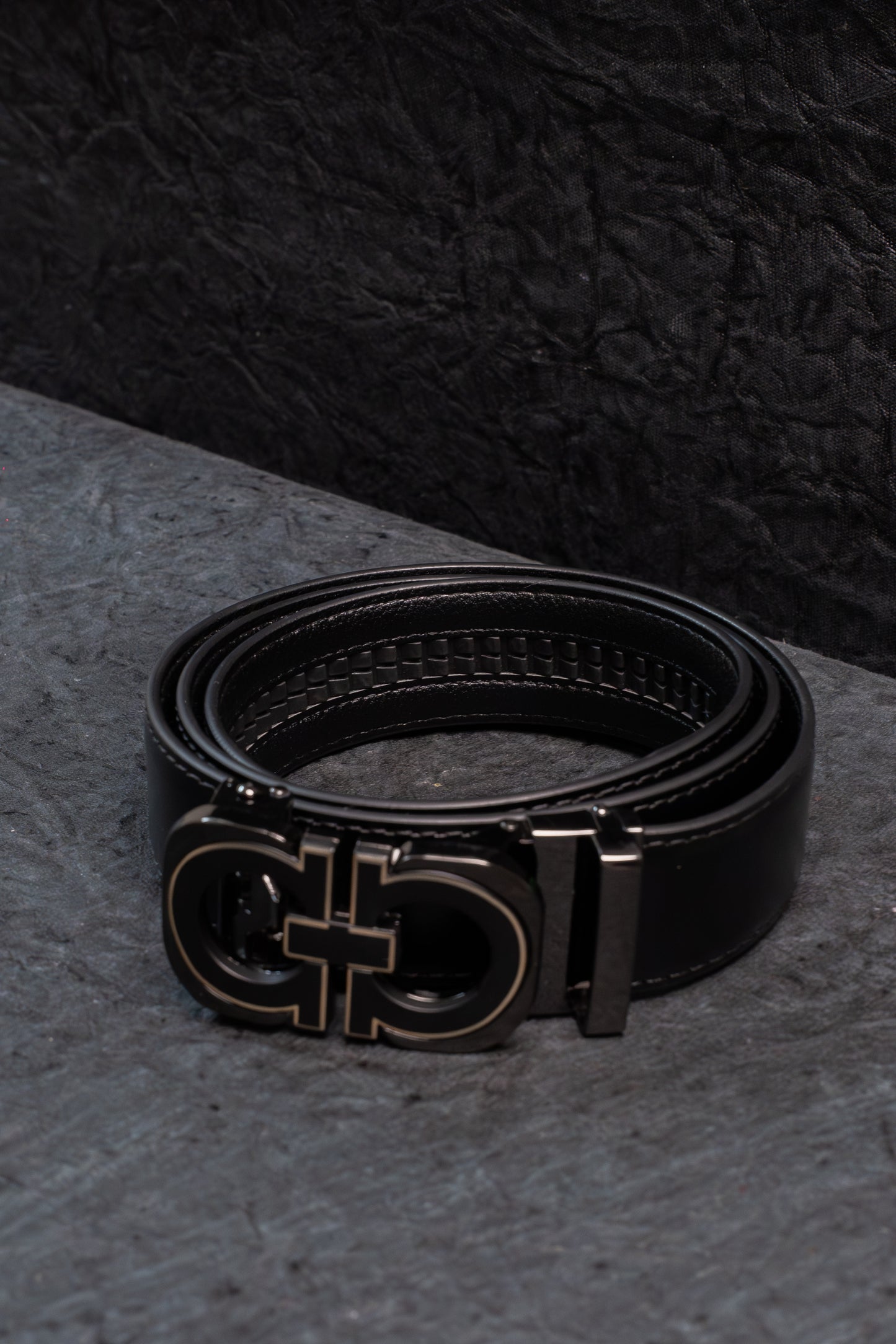 Premium Genuine Leather Belt for Men - Ferragamo Buckle