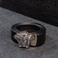 Premium Genuine Leather Belt for Men - Versace Buckle