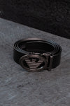 Premium Genuine Leather Belt for Men - Armani Buckle