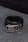 Premium Genuine Leather Belt for Men - Blueberry Buckle