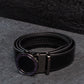 Premium Genuine Leather Belt for Men - Roman Dial Buckle