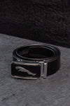 Premium Genuine Leather Belt for Men - Jaguar Symbol Buckle