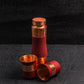 Red Velvet Copper Bottle Glass Set