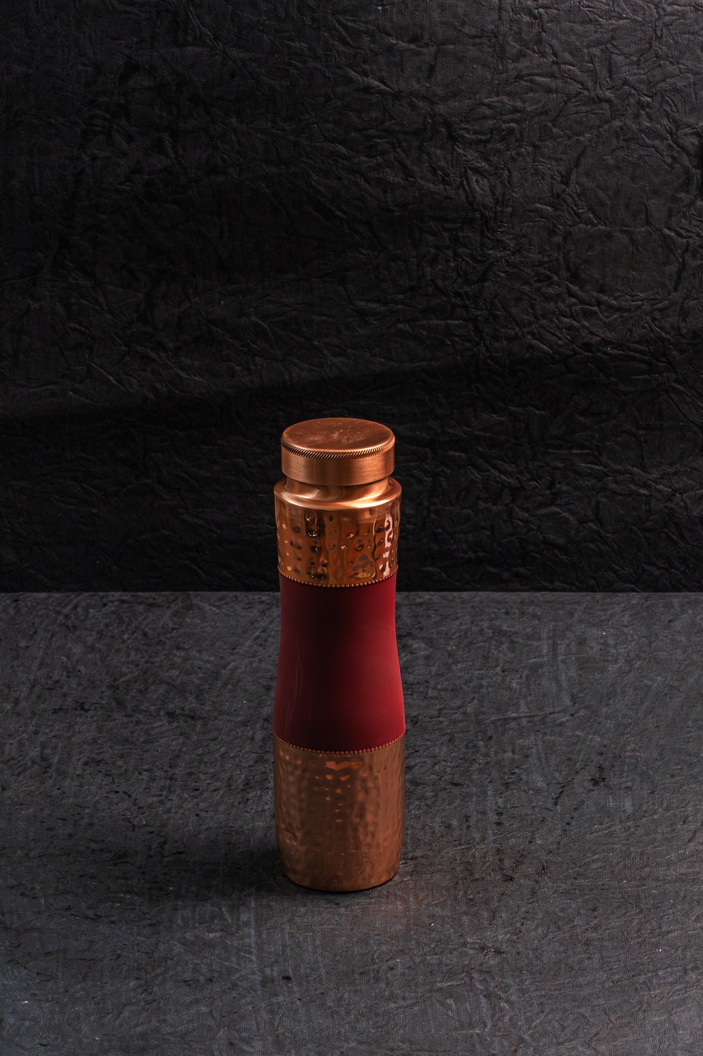 Red Velvet Copper Bottle Glass Set