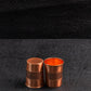 Hammered Copper Bottle Set with Glass