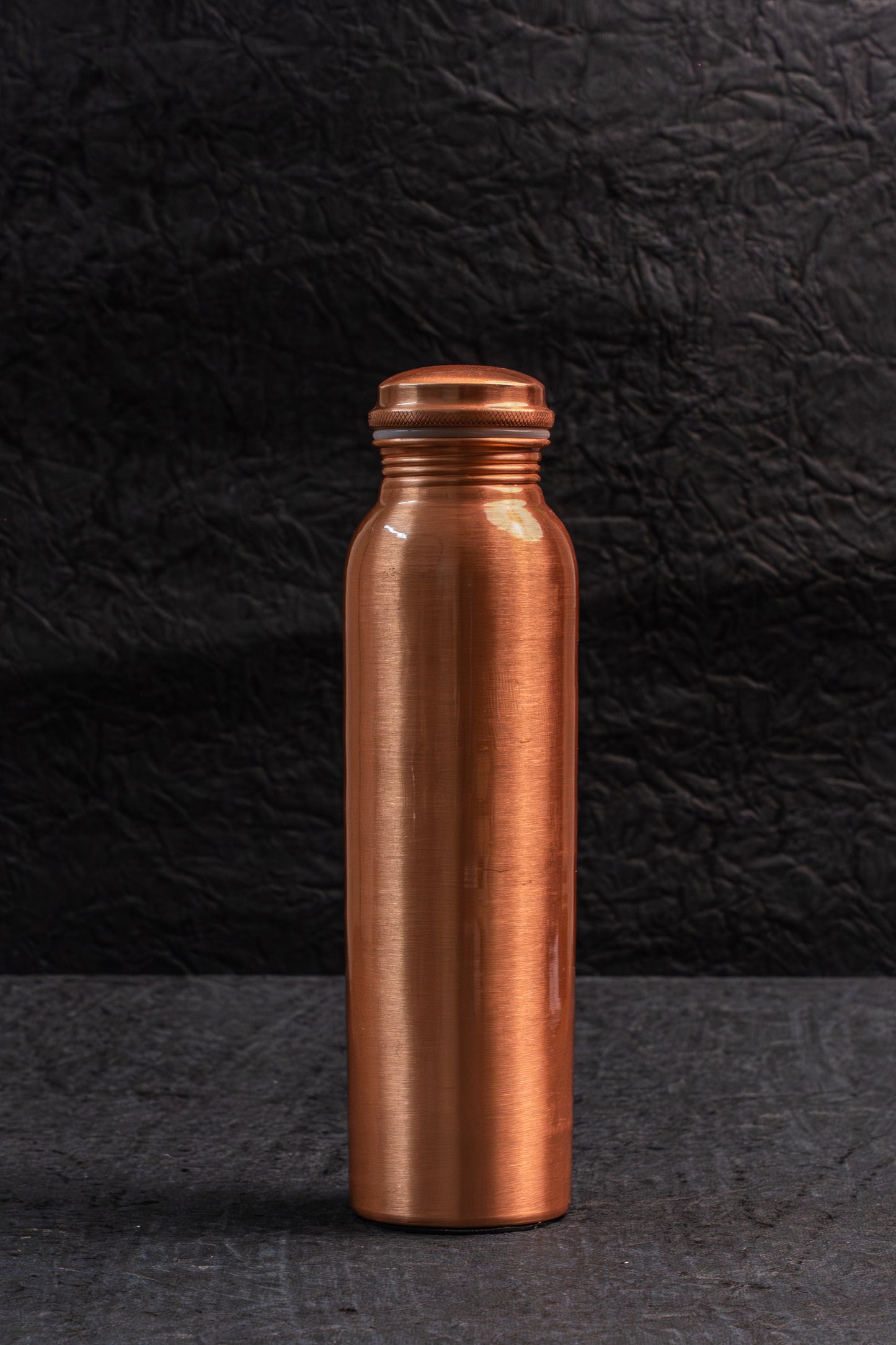 Copper Bottle Set with Glass