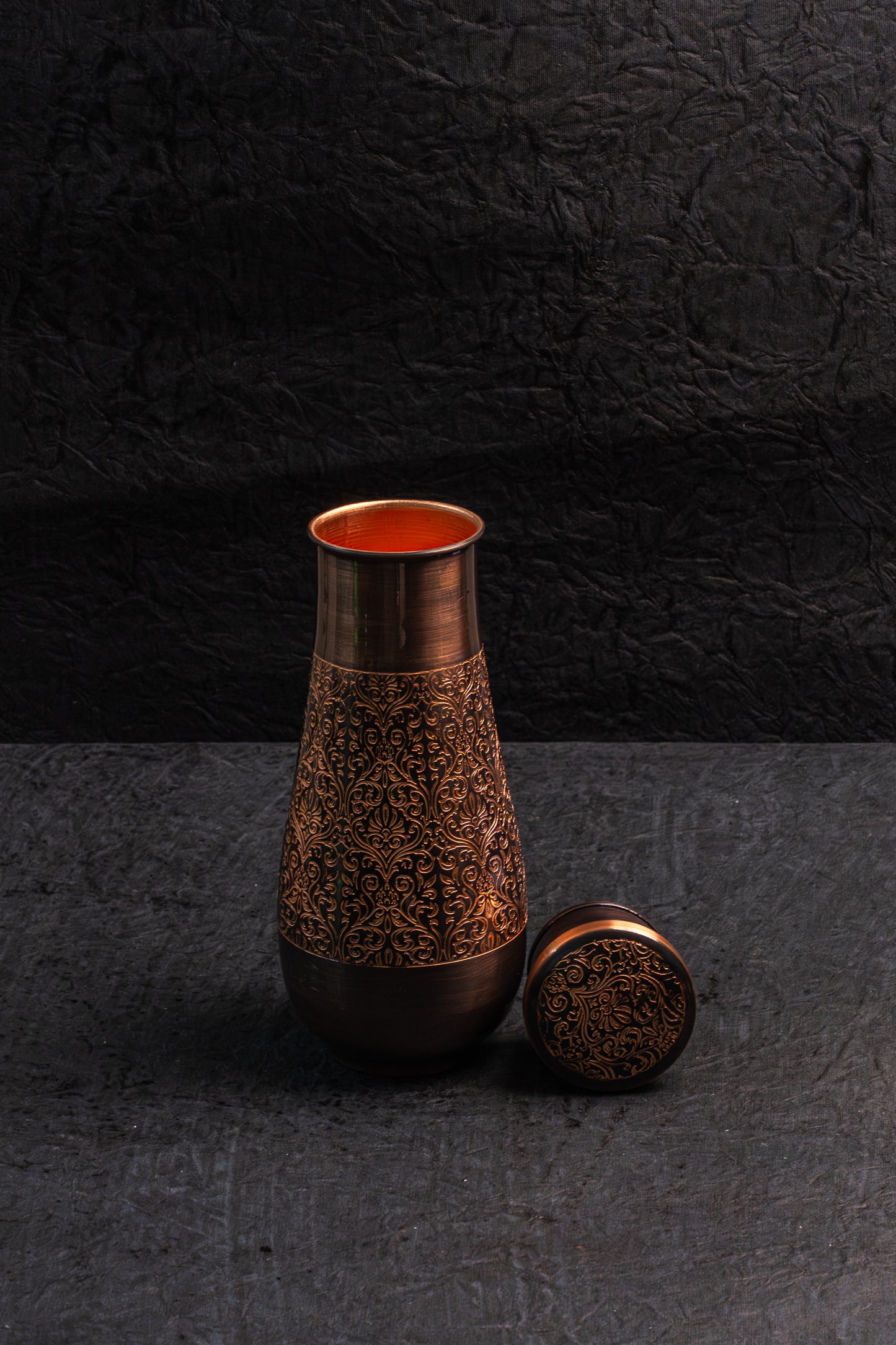 Copper Bottle Jug Set